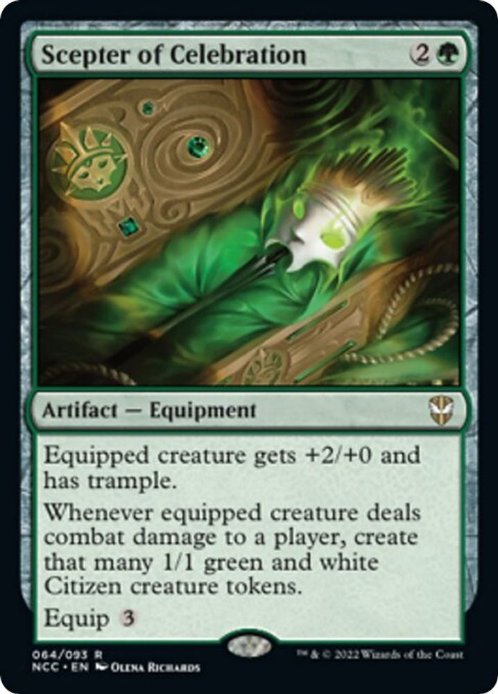 Scepter of Celebration · 64 · NCC · Non-foil
