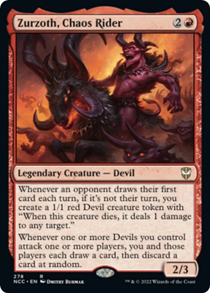 Zurzoth, Chaos Rider · 278 · NCC · Non-foil