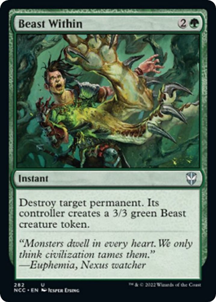 Beast Within · 282 · NCC · Non-foil