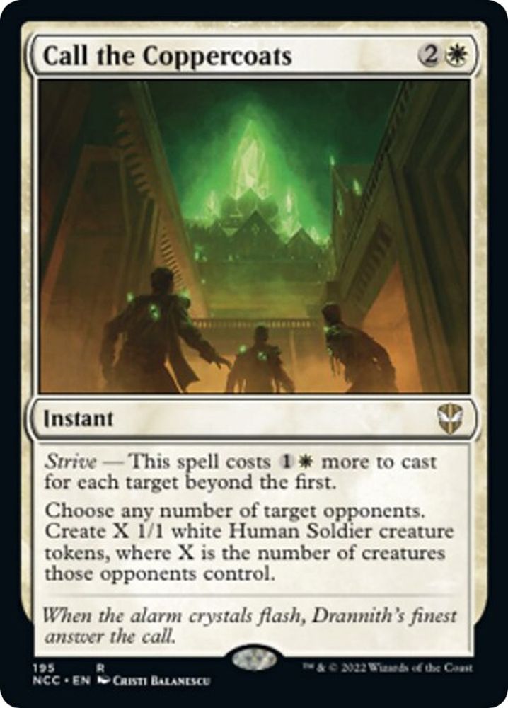 Call the Coppercoats · 195 · NCC · Non-foil