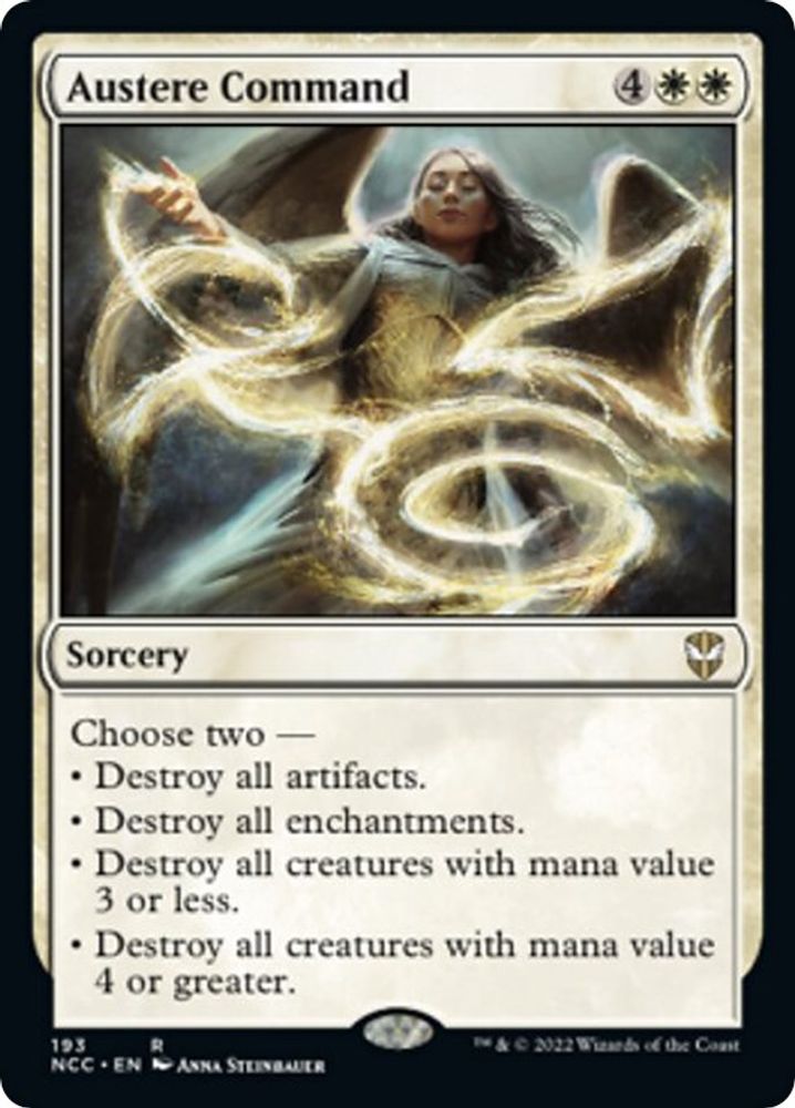 Austere Command · 193 · NCC · Non-foil
