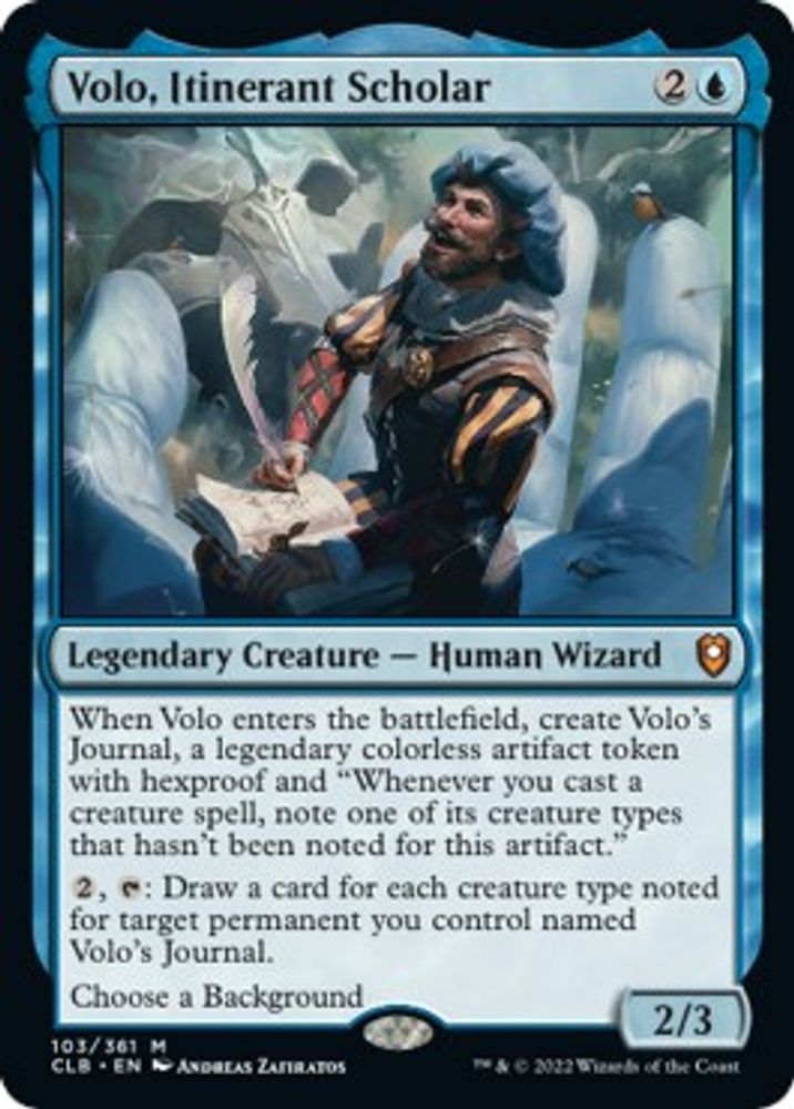 Volo, Itinerant Scholar · 103 · CLB · Non-foil