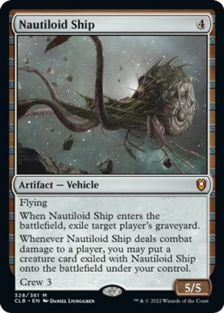 Nautiloid Ship · 328 · Commander Legends: Battle for Baldur's Gate · Non-foil
