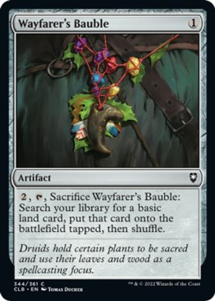 Wayfarer's Bauble · 344 · CLB · Foil