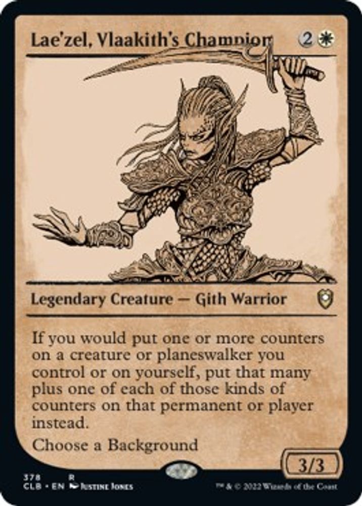 Lae'zel, Vlaakith's Champion (Showcase) · 378 · CLB · Non-foil