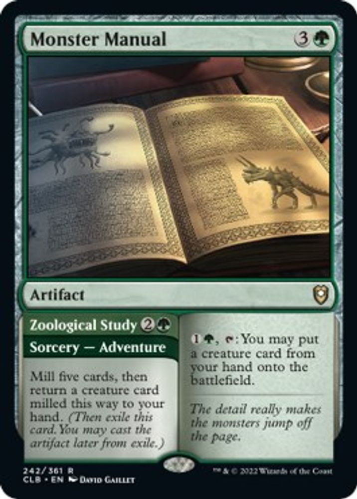 Monster Manual · 242 · Commander Legends: Battle for Baldur's Gate · Non-foil