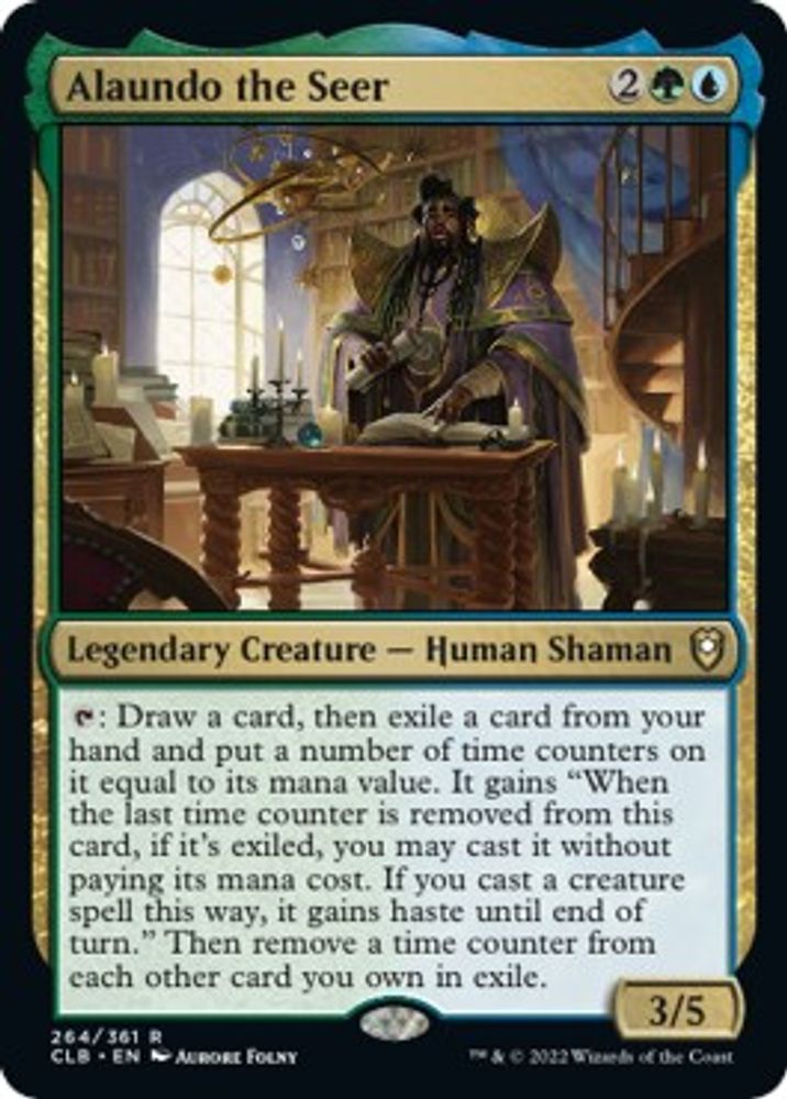Alaundo the Seer · 264 · Commander Legends: Battle for Baldur's Gate · Foil