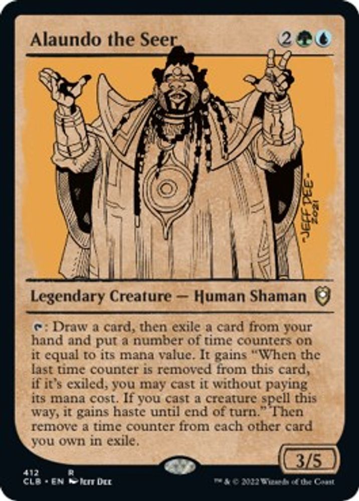 Alaundo the Seer (Showcase) · 412 · Commander Legends: Battle for Baldur's Gate · Non-foil