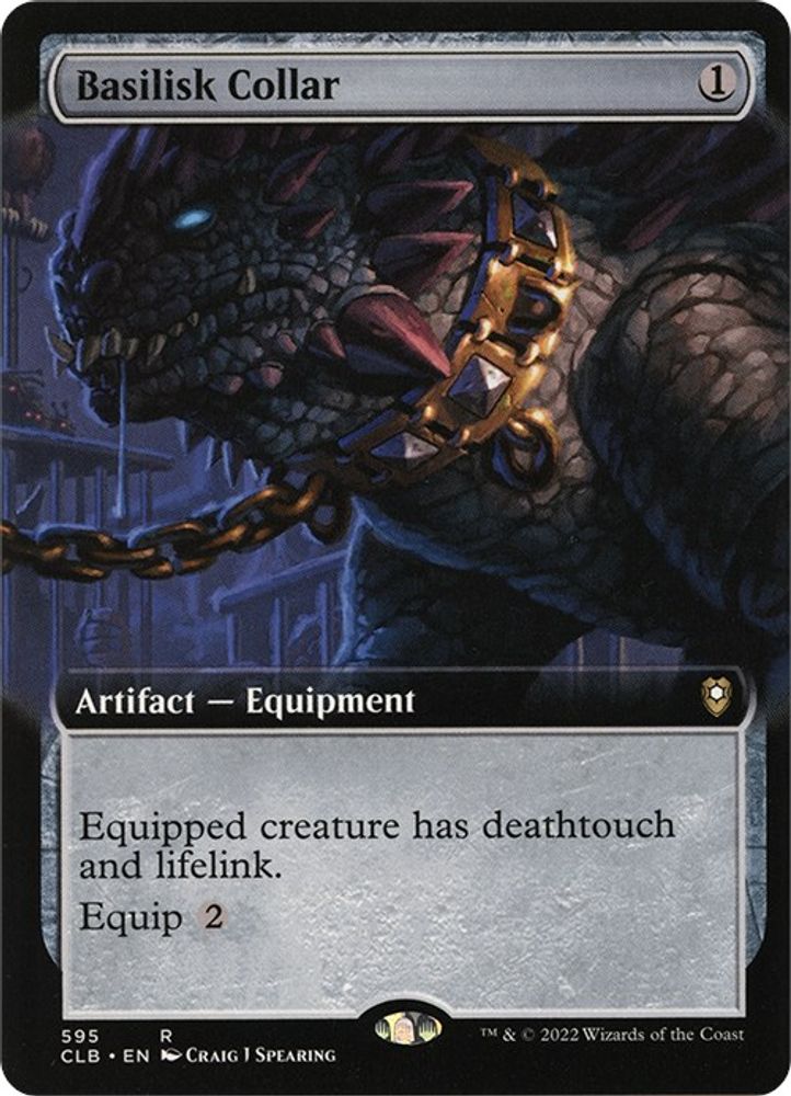 Basilisk Collar (Extended Art) · 595 · CLB · Non-foil