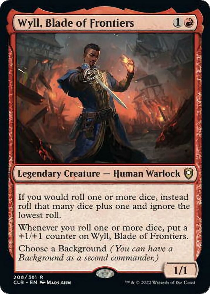 Wyll, Blade of Frontiers · 208 · Commander Legends: Battle for Baldur's Gate · Non-foil