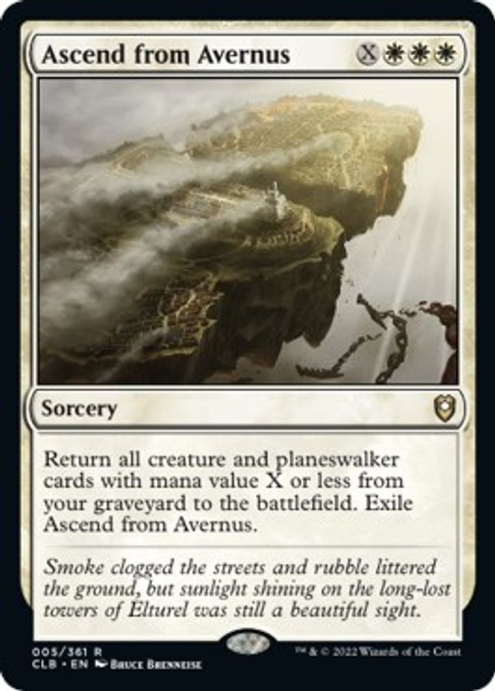 Ascend from Avernus · 5 · Commander Legends: Battle for Baldur's Gate · Non-foil