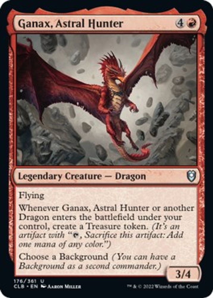 Ganax, Astral Hunter · 176 · Commander Legends: Battle for Baldur's Gate · Non-foil