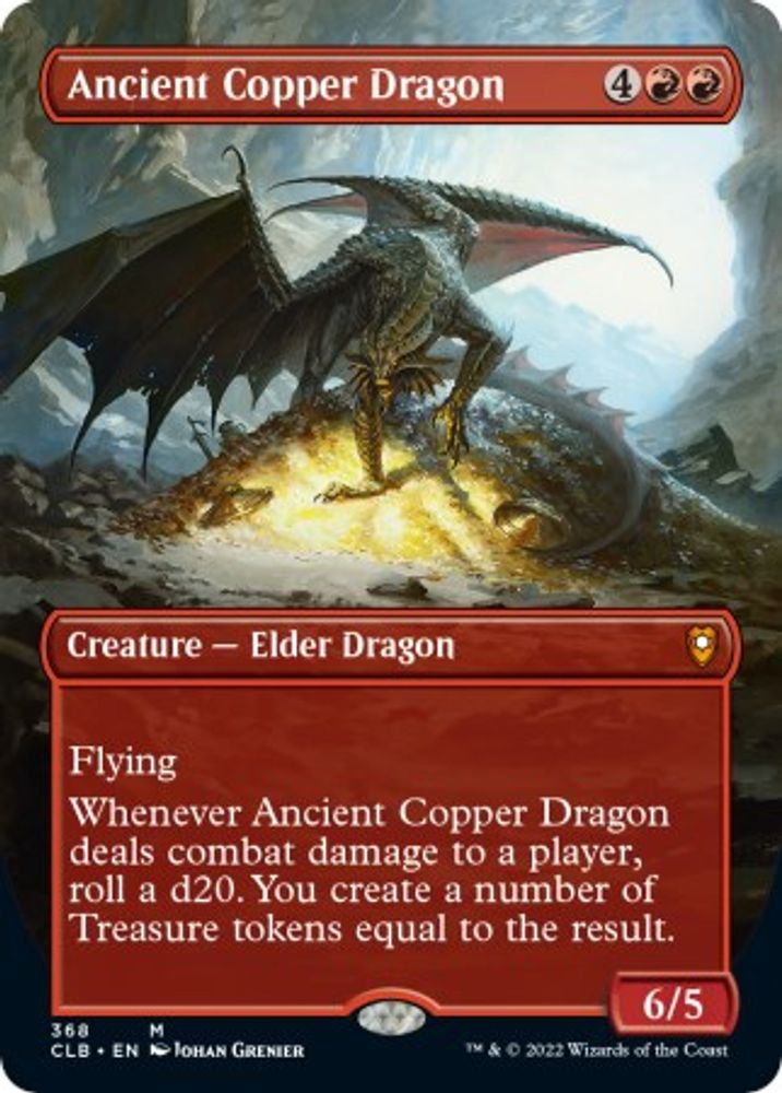Ancient Copper Dragon (Borderless) · 368 · CLB · Non-foil