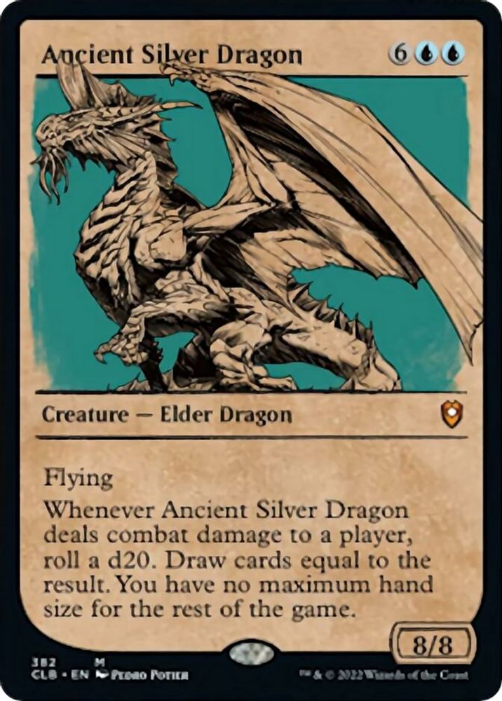 Ancient Silver Dragon (Showcase) · 382 · Commander Legends: Battle for Baldur's Gate · Non-foil