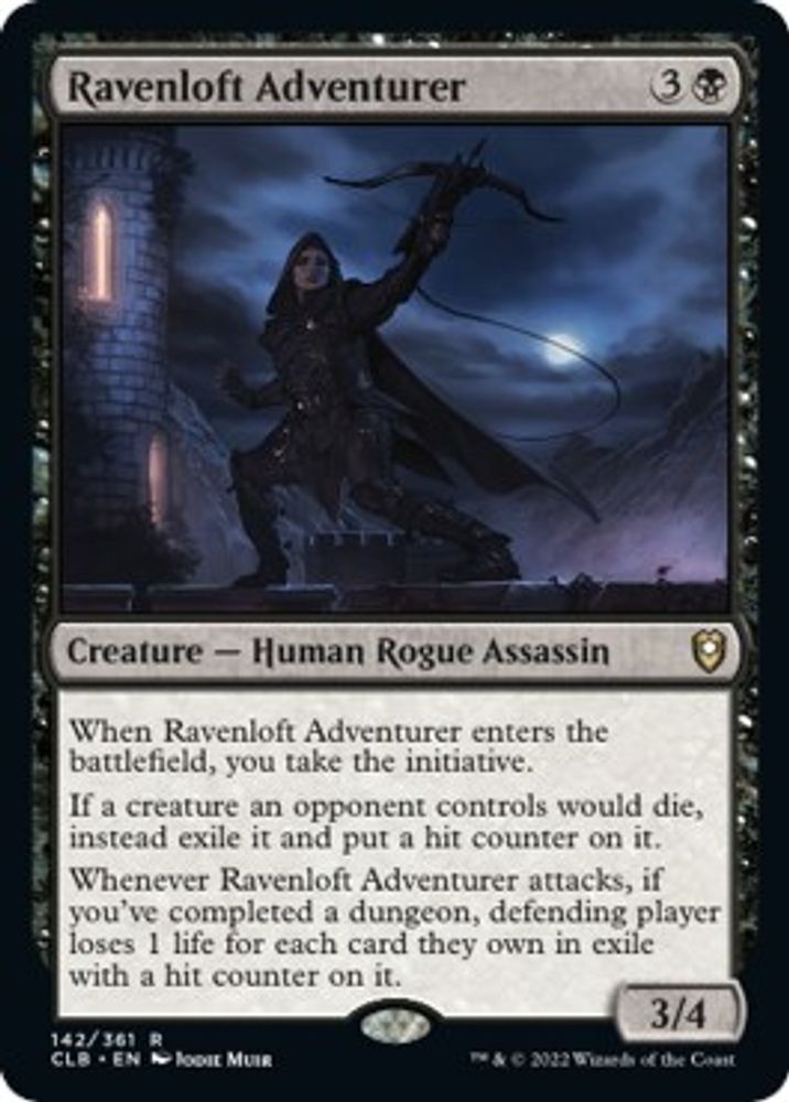 Ravenloft Adventurer · 142 · Commander Legends: Battle for Baldur's Gate · Non-foil