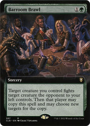 Barroom Brawl (Extended Art) · 587 · Commander Legends: Battle for Baldur's Gate · Non-foil