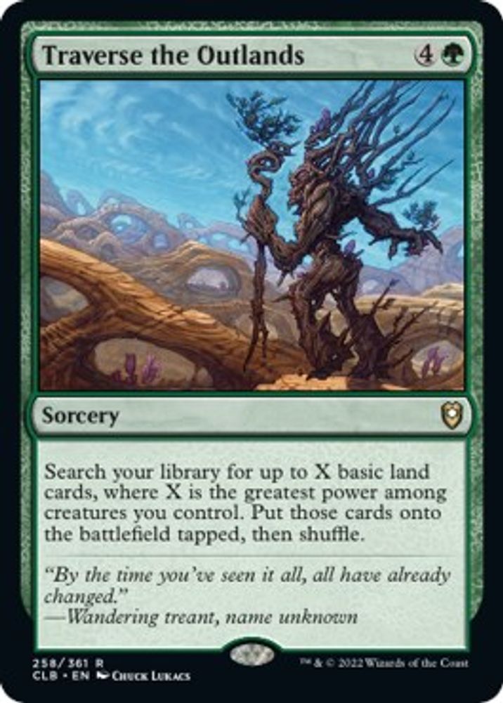 Traverse the Outlands · 258 · CLB · Foil