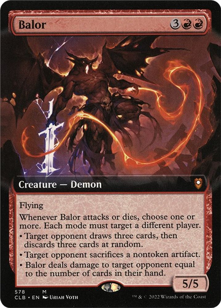 Balor (Extended Art) · 578 · CLB · Non-foil