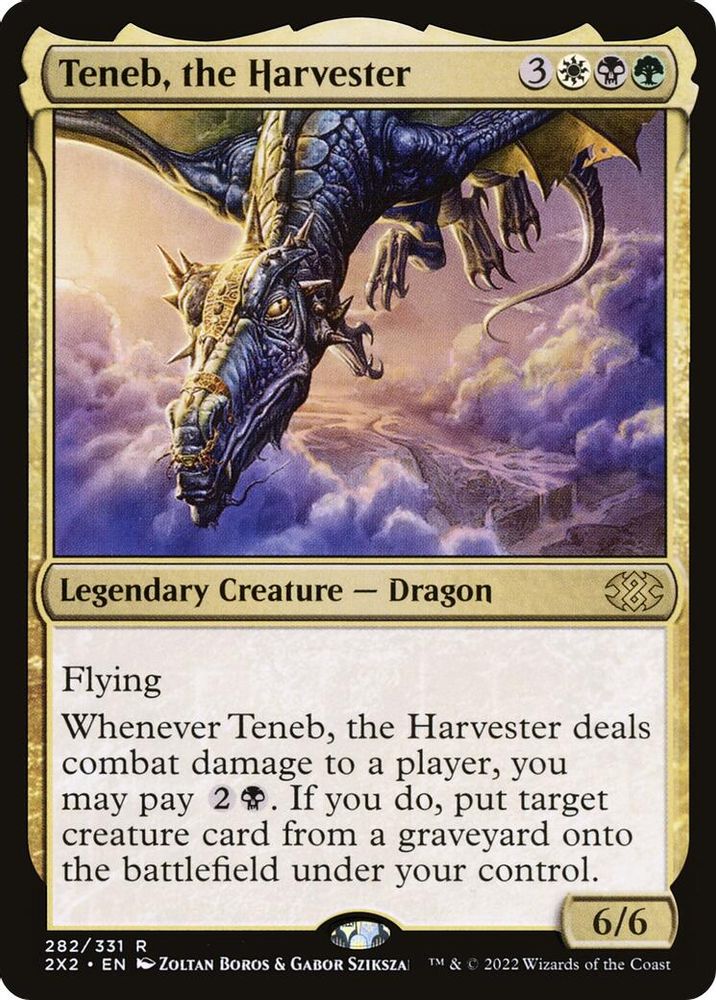 Teneb, the Harvester · 282 · Double Masters 2022 · Non-foil