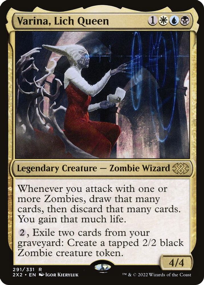 Varina, Lich Queen · 291 · 2X2 · Non-foil