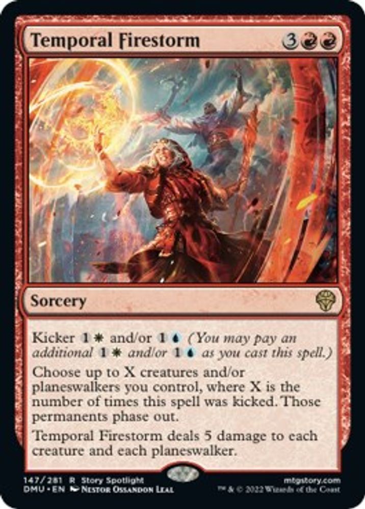 Temporal Firestorm · 147 · Dominaria United · Foil