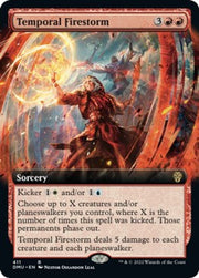 Temporal Firestorm (Extended Art) · 411 · Dominaria United · Foil