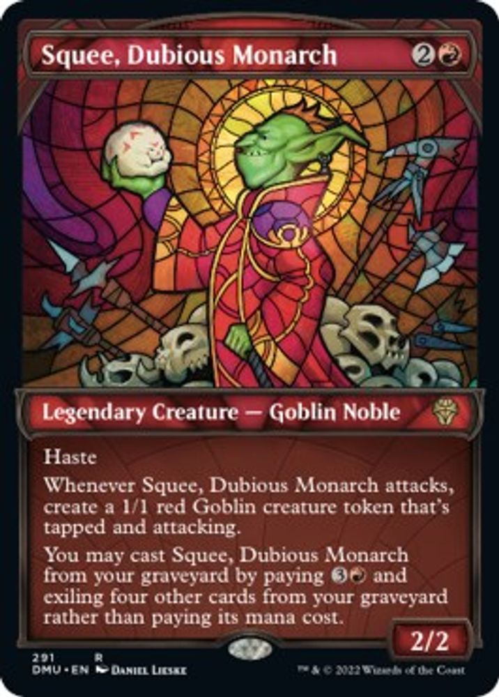 Squee, Dubious Monarch (Showcase) · 291 · Dominaria United · Foil