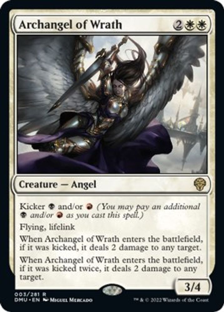 Archangel of Wrath · 3 · Dominaria United · Non-foil