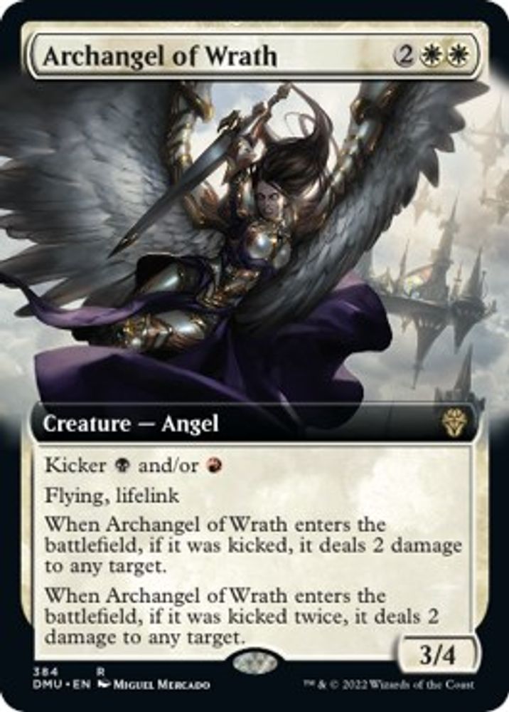 Archangel of Wrath (Extended Art) · 384 · Dominaria United · Foil