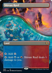Shivan Reef (Borderless) · 380 · Dominaria United · Non-foil