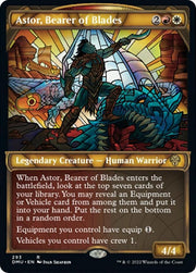 Astor, Bearer of Blades (Showcase) · 293 · Dominaria United · Foil