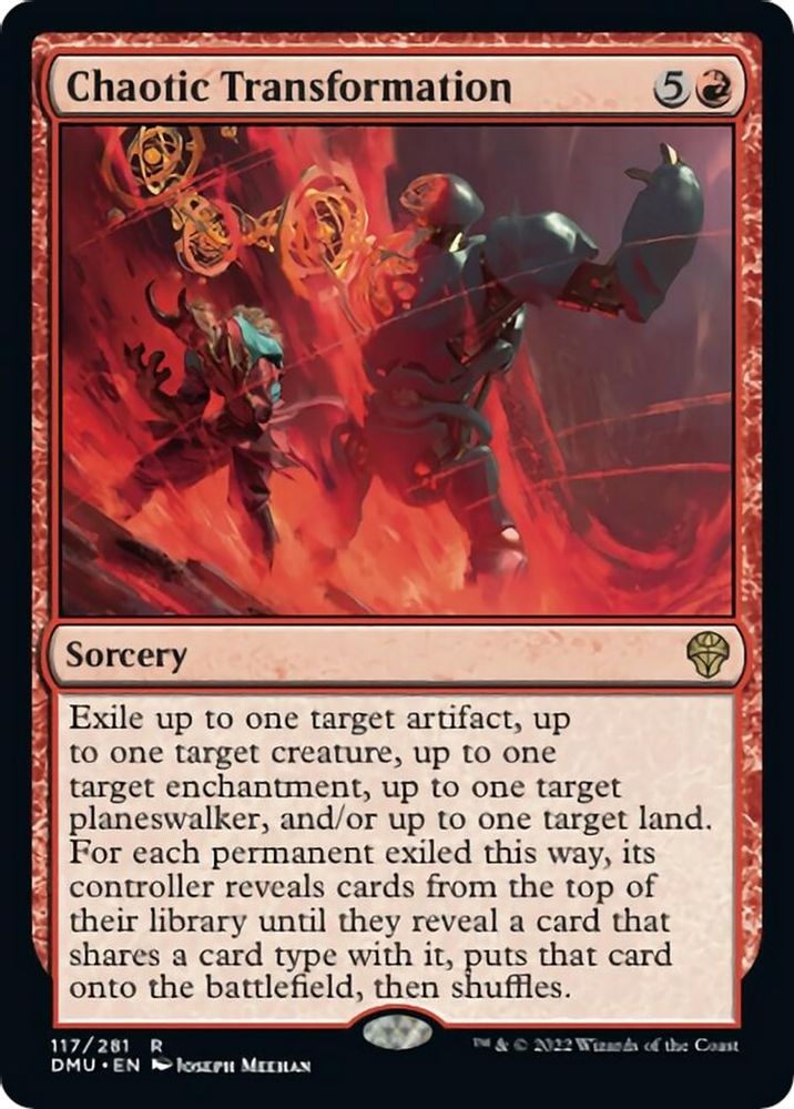 Chaotic Transformation · 117 · Dominaria United · Non-foil