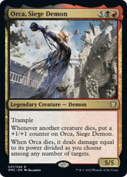 Orca, Siege Demon · 37 · Commander: Dominaria United · Non-foil