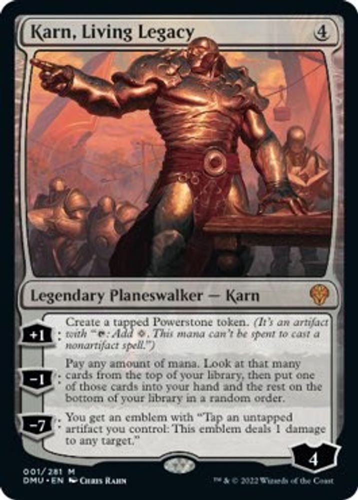 Karn, Living Legacy · 1 · Dominaria United · Non-foil