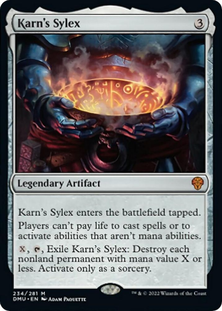 Karn's Sylex · 234 · Dominaria United · Non-foil