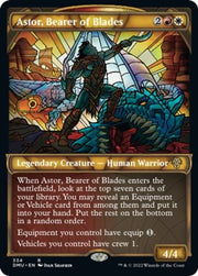 Astor, Bearer of Blades · 334 · Dominaria United · Textured Foil