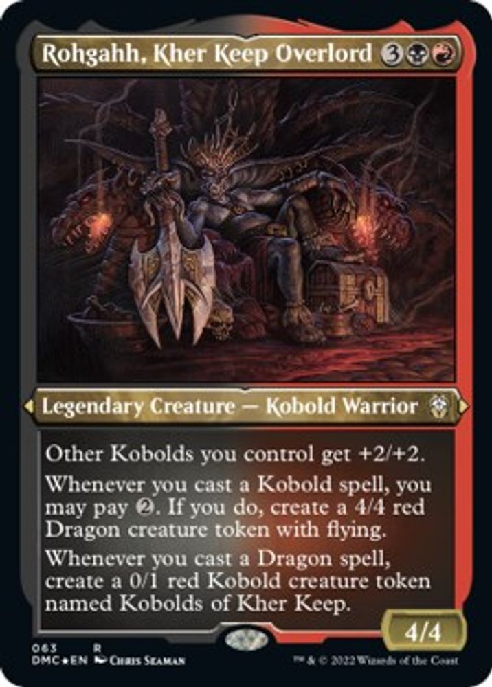 Rohgahh, Kher Keep Overlord · 63 · Commander: Dominaria United · Etched Foil