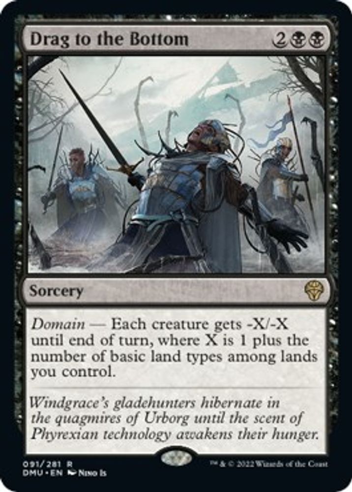 Drag to the Bottom · 91 · Dominaria United · Non-foil