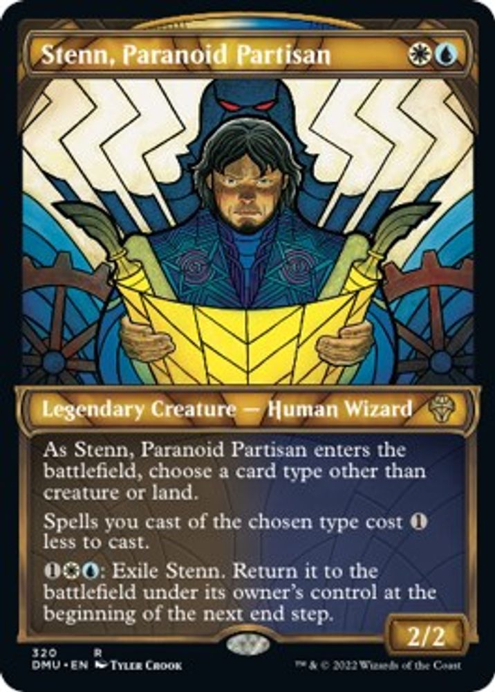 Stenn, Paranoid Partisan (Showcase) · 320 · Dominaria United · Non-foil