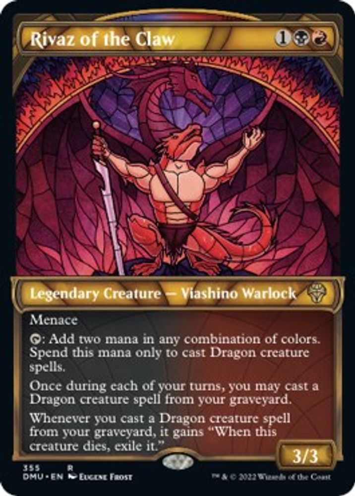 Rivaz of the Claw · 355 · Dominaria United · Textured Foil