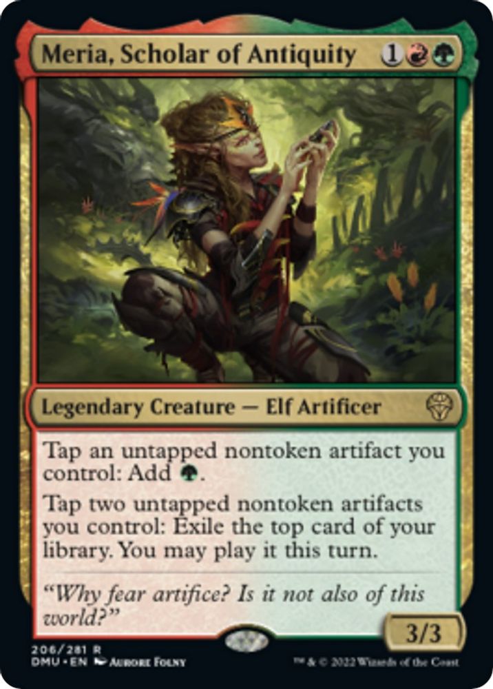 Meria, Scholar of Antiquity · 206 · Dominaria United · Foil