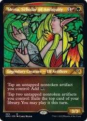 Meria, Scholar of Antiquity (Showcase) · 305 · Dominaria United · Foil