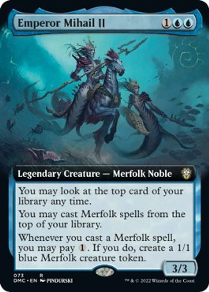 Emperor Mihail II (Extended Art) · 73 · Commander: Dominaria United · Non-foil