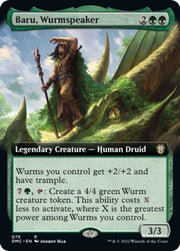 Baru, Wurmspeaker (Extended Art) · 76 · Commander: Dominaria United · Non-foil