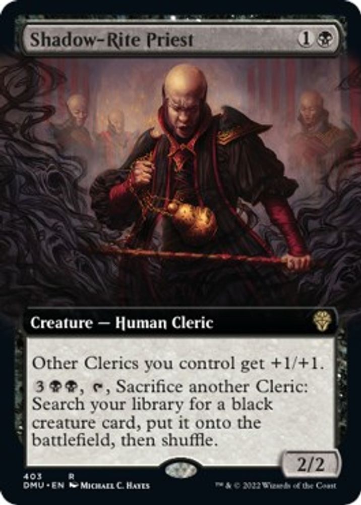 Shadow-Rite Priest (Extended Art) · 403 · Dominaria United · Foil