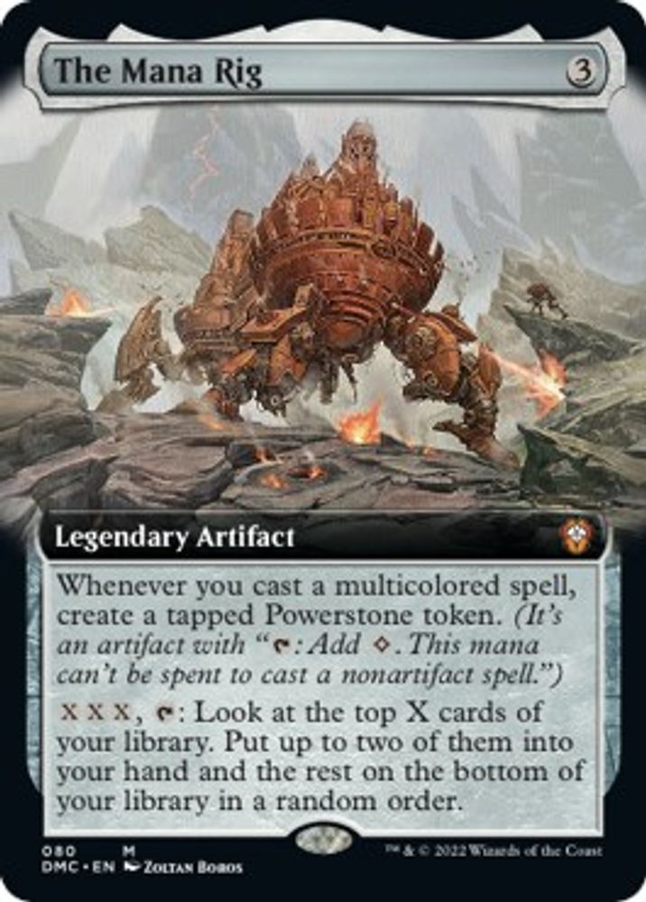 The Mana Rig (Extended Art) · 80 · Commander: Dominaria United · Non-foil