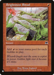 Brightstone Ritual · 191/350 · PLST · Non-foil