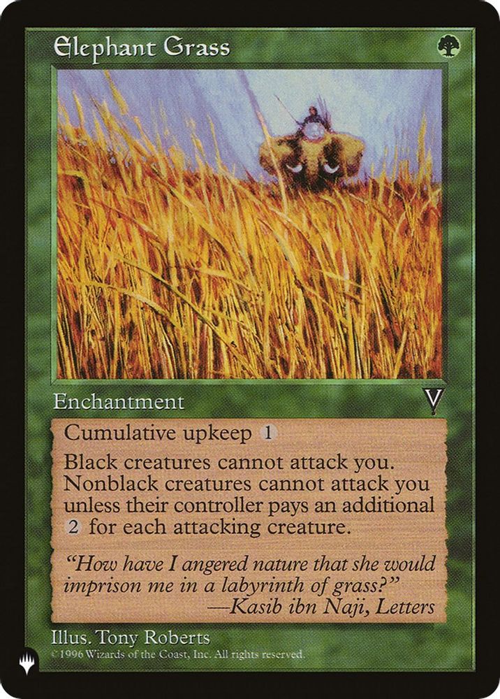 Elephant Grass · PLST · Non-foil