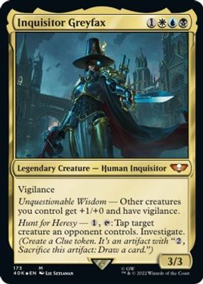 Inquisitor Greyfax · 173 · Universes Beyond: Warhammer 40,000 · Foil