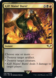 Kill! Maim! Burn! · 128 · Universes Beyond: Warhammer 40,000 · Non-foil